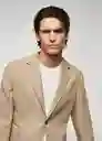 Blazer Americana Verner Beige Talla 50 Hombre Mango