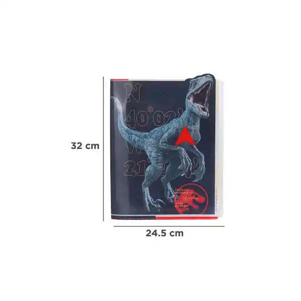 Carpeta Organizadora 6 en 1 Serie Jurassic World Miniso