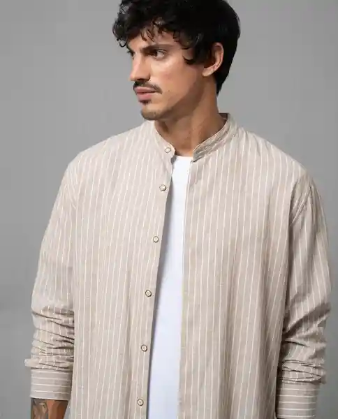 Camisa Hombre Beige Talla XXL 112G003 Rifle