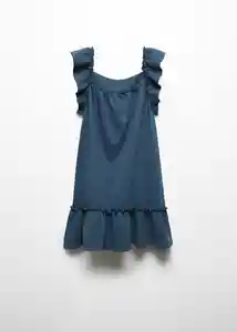 Vestido Emma Navy Talla 12 Niñas Mango