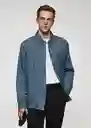 Sobrecamisa Blues Dirty Talla M Hombre Mango