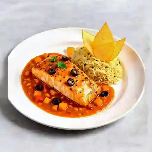 Salmon al olivo