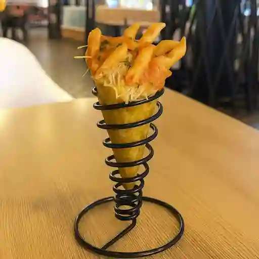 Patacón relleno napolitano