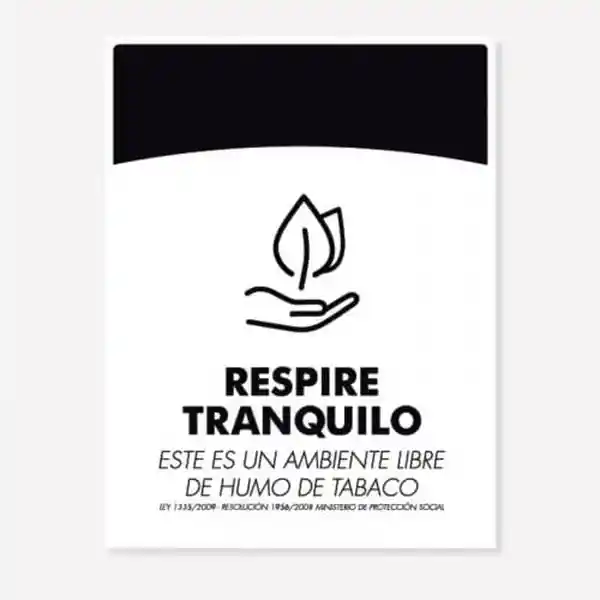 Wrk Work Señal Respire Tranquilo C20 21 x 16 cm