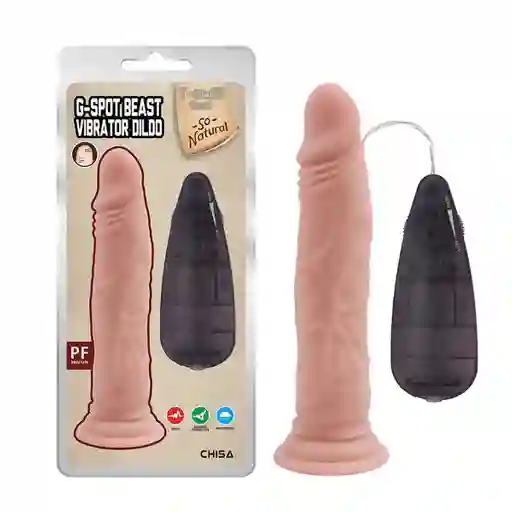 Chisa Vibrator Dildo-Flesh G-Spot Beast
