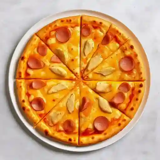 Pollo miel mostaza pizza