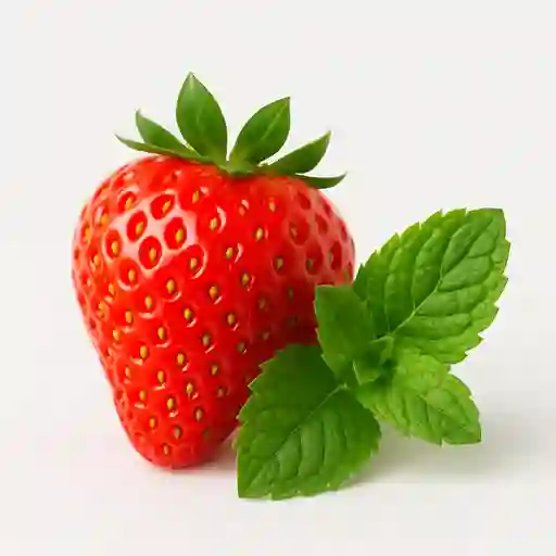 Fresa con Hierbabuena