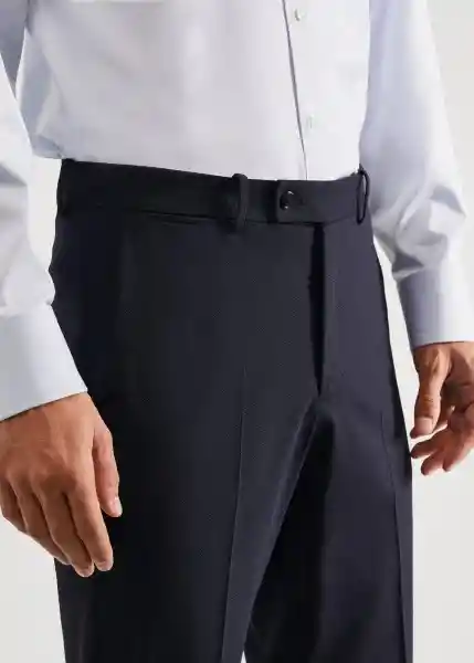 Pantalón Breda Navy Talla 44 Hombre Mango