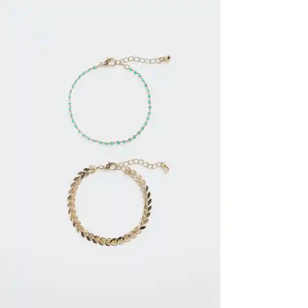 Pulsera Cadaques Oro Teen Niñas Mango