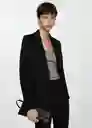 Blazer Paloma Negro Talla 44 Mujer Mango