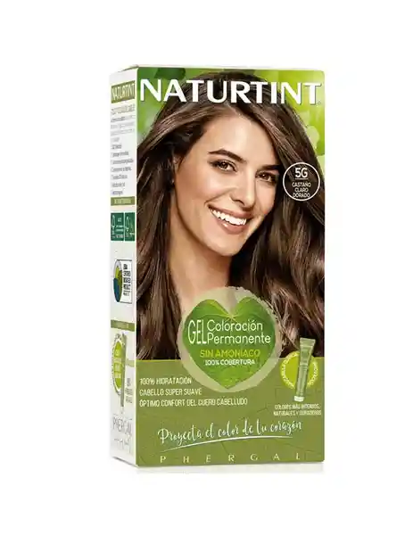 Naturtint Coloración Permanente Castaño Claro Dorado 5g