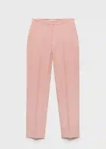 Pantalón Borevi Rosa Pastel Talla 36 Mujer Mango