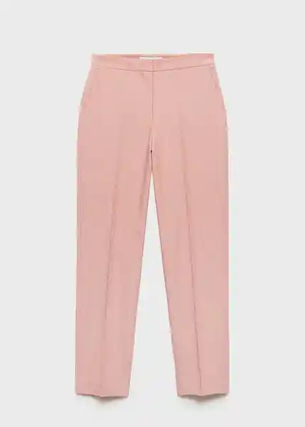 Pantalón Borevi Rosa Pastel Talla 36 Mujer Mango