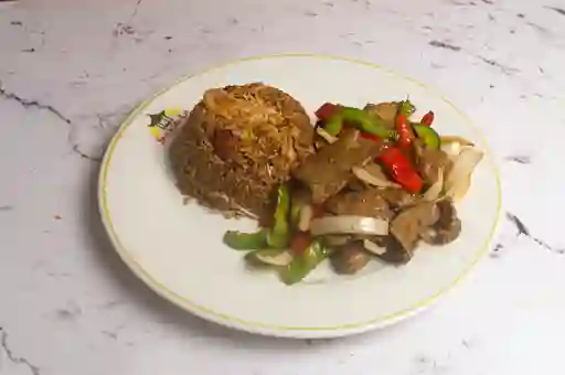 Arroz Especial con Lomito Pimentón