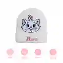 Gorro Tejido Disney Cat Colección Marie Blanco Miniso