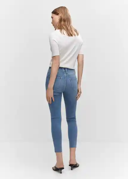 Pantalón Jean Isa Tejano Medio Talla 54 Mujer Mango