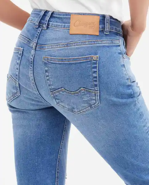 Jean Rusty Femenino Azul Cristalino Talla 10 Chevignon