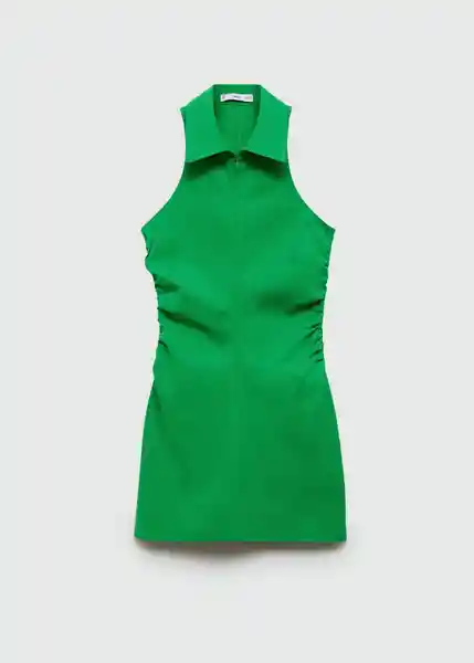 Vestido Medina Verde Talla XS Mujer Mango