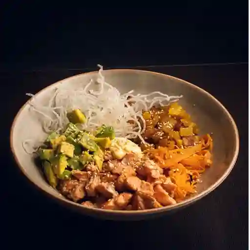 Poke de salmón