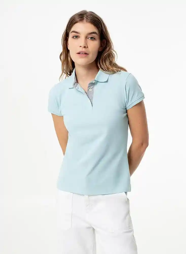 Camiseta Mc Mujer Xl - Azul31752