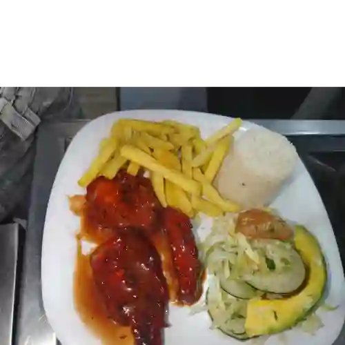 Costillitas de Cerdo Ahumadas a la Bbq