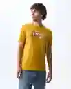 Camiseta Hombre Amarillo Talla S 841G004_AMA150948 Americanino