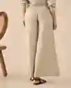 Pantalón Beige Perlado Claro Talla 12 631G005 Esprit