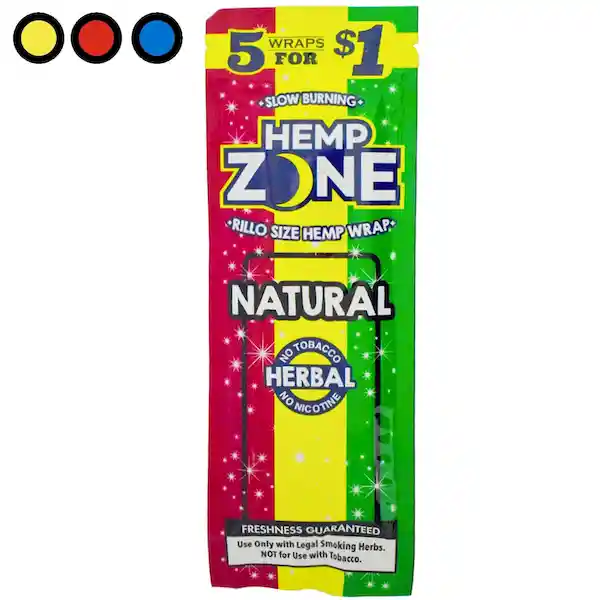 Blunt Hemp Zone Envoltura de Cigarro Natural