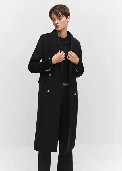 Abrigo Princess Navy Talla 24 Mujer Mango