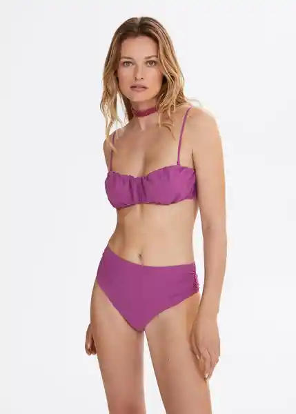 Braga Mariona Morado Talla L Mujer Mango