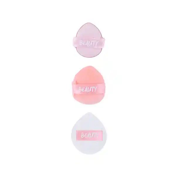 Esponja Mini de Maquillaje Serie Rosa Miniso