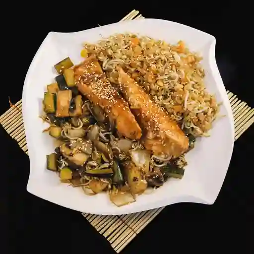 Salmón Teriyaki