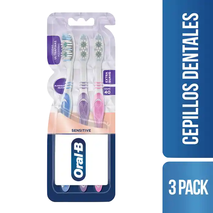 Oral-B Cepillo Dental Sensitive Extra Suave Whitening