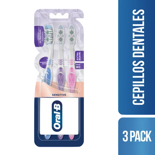 Oral-B Cepillo Dental Sensitive Extra Suave Whitening