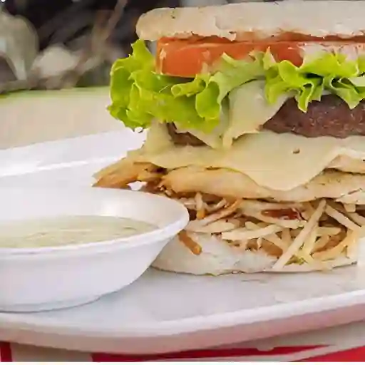 Arepa Burguer Mixta