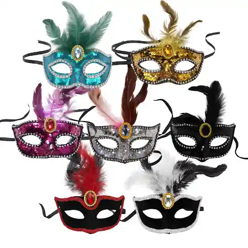 Máscara de Halloween Toy Park Veneciana Surtidas