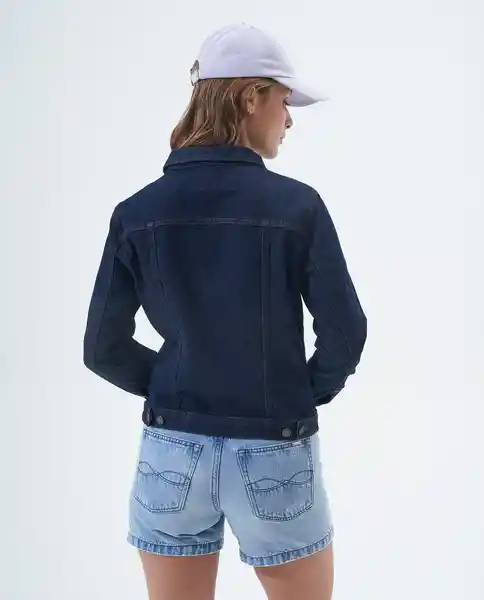 Chaqueta Mujer Azul Talla XS 320D003 Americanino