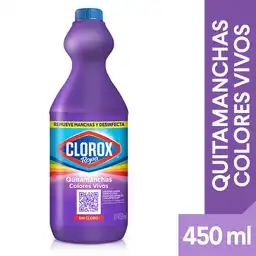 Clorox Quitamanchas Líquido para Ropa Colores Vivos
