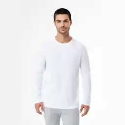 Camiseta Manga Larga en Algodón Masculino Aiziq Gef Talla S