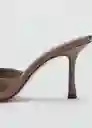 Sandalias Pepych Chocolate Talla 36 Mujer Mango