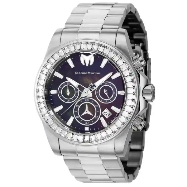 Reloj Manta Hombre Plateado TM-222035 Technomarine