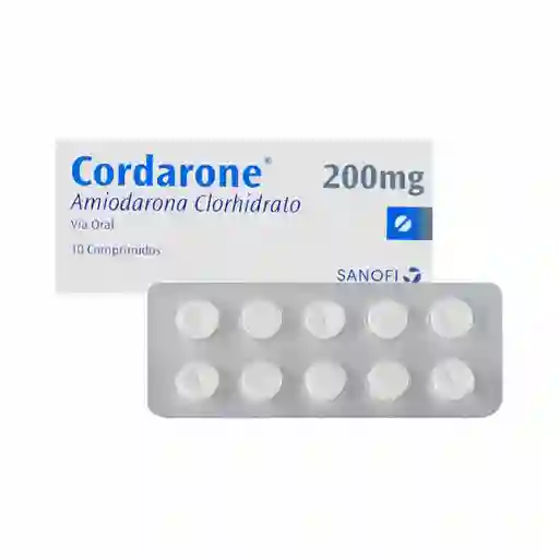 Cordarone Sanofi Aventis 200 Mg 10 Tabletas A Pae