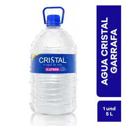 Cristal Agua Garrafa 5000 mL