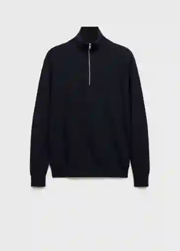 Jersey Tenp Navy Talla M Hombre Mango