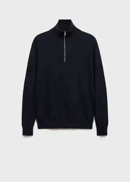 Jersey Tenp Navy Talla M Hombre Mango