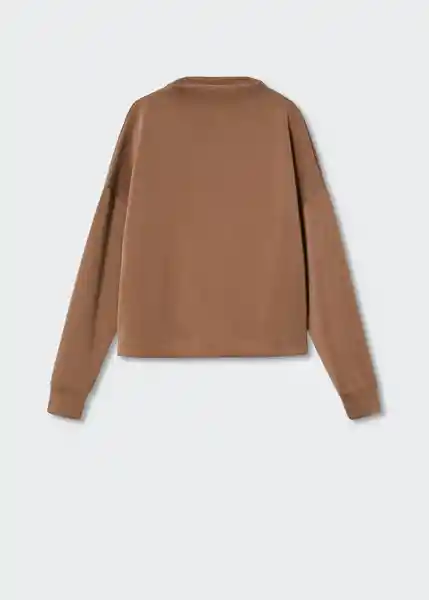 Sudadera Neo Marron Talla S Mujer Mango