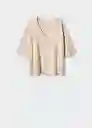 Saco Jersey Guiro Arena Talla XS Mujer Mango