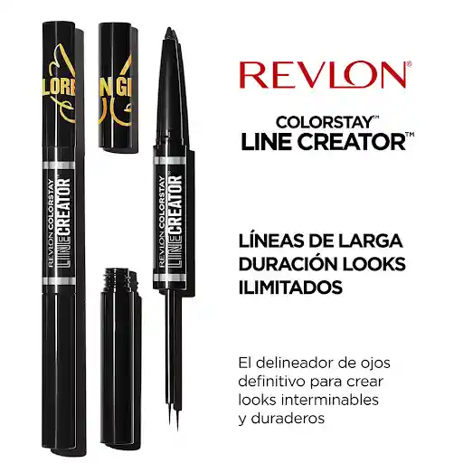 Revlon Delineador Line Doble Punta Stay Color Negro