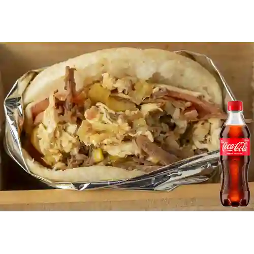 Combo Arepa Especial + Coca Cola Original 400 ml