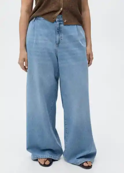 Jean Ona Tejano Medio Talla 34 Mujer Mango